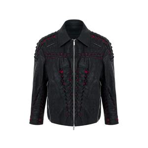 Chaqueta de Motocicleta para Hombre, Invierno, Piel de Vaca, Lona Impermeable, Estilo Urbano, Ecológica, Personalizable - Product Image 4