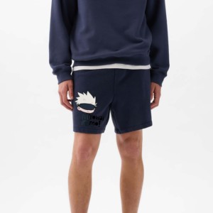 2025 hommes léger 100% coton été sweat Shorts respirant décontracté solide motif extérieur Shorts avec poches - Product Image 1