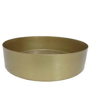 ชามแป้งสำหรับอาหารเย็นชามเสิร์ฟทำจากทองเหลืองสีทองชามสลัดและผลไม้ขนาดมาตรฐานออกแบบได้ตามต้องการ - Product Image 1