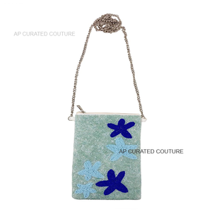 Handmade Đính Cườm Di Động Ví Hạt Giống Hạt Điện Thoại Di Động Trường Hợp Cho, Đi Mục Đích Chữ Thập Cơ Thể Túi Độc Đáo Được Thiết Kế Cho Du Lịch - Product Image 2