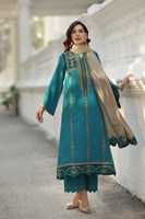 Elegantes, schweres, elfenbeinfarbenes Chiffon-Abendkleid mit Pailletten, Kristall-Spitzenapplikationen, bodenlang, für Damen, mit langen Ärmeln, natürlich