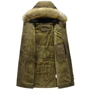 Nouveau Style hommes manteau d'hiver avec doublure en polaire chaude épaisse veste à capuche isolée plusieurs poches personnalisé hommes Style décontracté manteau - Product Image 3