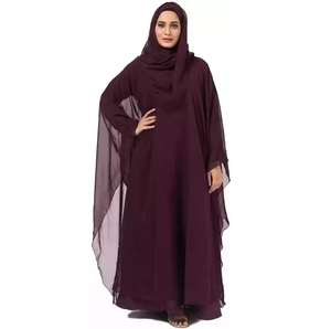 Abaya en gros pour femmes, nouvelle collection, kaftan musulman, abaya en mousseline ouverte pour femmes, fabriquée au Pakistan par Mega Impex - Product Image 1