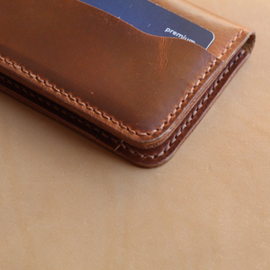 100% carteras de cuero de vaca genuino Bi Fold monedero en precio razonable diseño personalizado Unisex uso billetera de cuero - Product Image 6