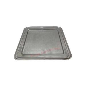 Accessoires de cuisine personnalisables de plateau de service en métal de forme ronde décorative de haute qualité à vendre - Product Image 2