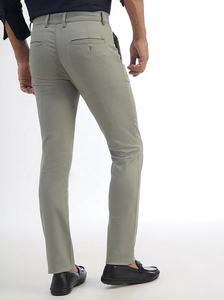 Pantalones de Hombre a Cuadros Personalizados, Ajustados, de Algodón, Formales, para Trabajo, Negocios, Color Negro, Vino Tinto, Pantalones Chinos de Moda, Finos y de Lujo - Product Image 2