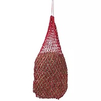 Sacs à foin Net rond chargeur lent Nylon tricoté grand cheval mangeoire sacs à foin pour le bétail