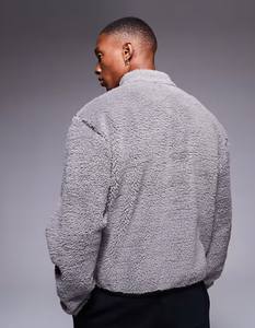 Unisex 100% algodón térmico pullover sudaderas bordado de gran tamaño personalizado suave piel sintética Sherpa con capucha polar sudaderas con capucha para hombre - Product Image 3