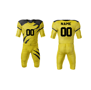 Uniforme de fútbol americano transpirable de alta calidad, ropa deportiva de talla grande con nombre de equipo y nombre de jugador, último diseño para 2026 - Product Image 1