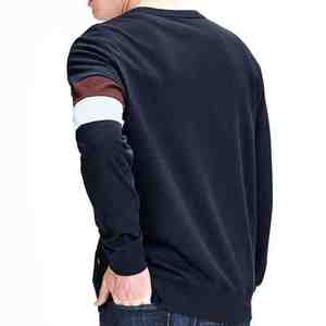 Sudadera de Otoño para Hombre, Tejido Sólido de Poliéster/Algodón, Ajustable, Personalizable, Transpirable, Resistente al Viento, de Secado Rápido, Servicio OEM, Venta al Por Mayor - Product Image 2