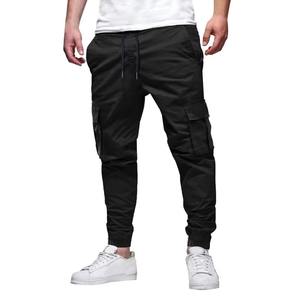 Pantalones informales de verano de alta calidad para hombre, transpirables, delgados, nuevo diseño estampado, cintura elástica, talla europea, tela de lona plana - Product Image 3