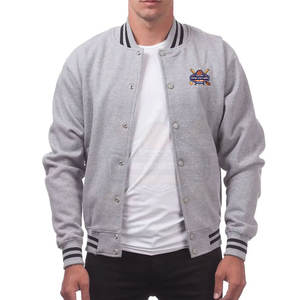 Veste d'hiver confortable et chaude Letterman pour hommes avec col montant coupe-vent à prix raisonnable - Product Image 1