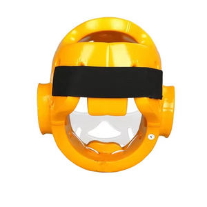 Advanced Shock Taekwondo Head Guard Padded Head Guard Featuring Adjustable Chin Strap For Karate Taekwondo <b>Boxing</b> Head Guard - Product Image 6