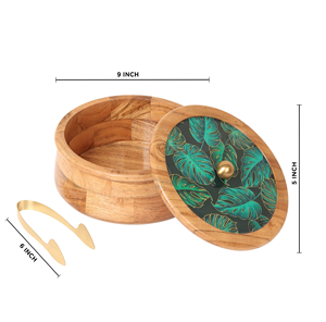 Casserole en bois Conception personnalisée Casserole en bois Casserole de service alimentaire Cuisine Pots chauds décoratifs pour quantité en vrac - Product Image 1