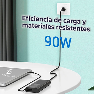 Caricabatterie per Laptop Dell Precision 90W, Tipo-C Compatibile 5V3A, Lega di Alluminio, Compatibile PD SCP, EU US UK, per Auricolari e Telefoni DC - Product Image 4