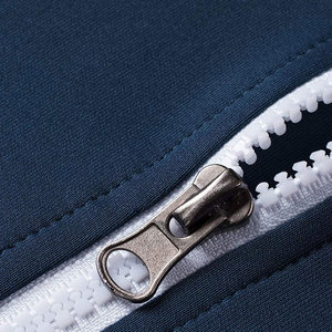 Ensemble de survêtement unisexe d'hiver en polaire coton/polyester pour la gym, le jogging, l'entraînement, le fitness, le sport, avec fermeture éclair, respirant, personnalisable - Product Image 3