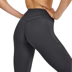 Leggings de yoga taille haute pour femmes avec poches latérales, effet ventre plat et rehaussement des fesses, pantalons de sport anti-transparence pour la course et l'entraînement - Product Image 6