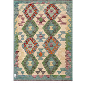 Alfombra Imaco Maimana Afganistán Kilim 148 x 107 cm Alfombra Tradicional Tejida a Mano - Product Image 1