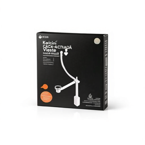 Scarico Click-Clack Koricini Vieste con Sifone Salvaspazio per Mobili da Bagno - Product Image 3
