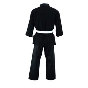 Nuevo Diseño de Uniforme de Karate de Artes Marciales, Uniforme de Karate de Alta Calidad, Duradero, Negro, BJJ Gi, Fabricante de Pakistán, Patrón Sólido - Product Image 3