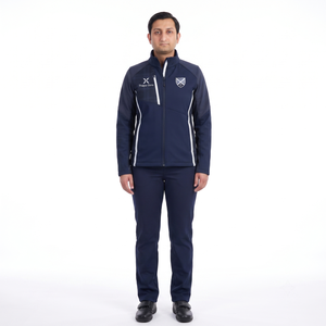 Men's Custom Sublimation Nylon Softshell Tracksuit Set-Windproof <b>Stand</b> Collar Jogging Uniform up to 6XL - Product Image 1