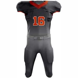 Maillot de football américain personnalisable pour équipe professionnelle, respirant, à manches courtes, séchage rapide, protection UV, grande taille, unisexe - Product Image 2