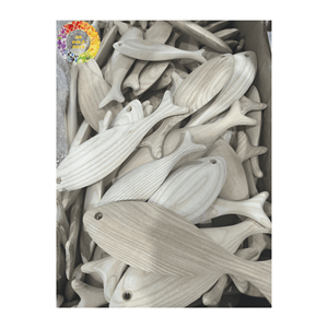 Juguetes de peces de madera tallada, venta al por mayor, duraderos, ecológicos, hechos a mano en Vietnam, calidad de exportación, asequibles para pedidos a granel - Product Image 6