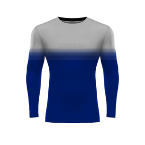 Camiseta Deportiva de Manga Larga Rash Guard, Spandex/Poliéster, Secado Rápido, Transpirable, Personalizable, a la Moda, Mejor Talla para Hombre - Product Image 6