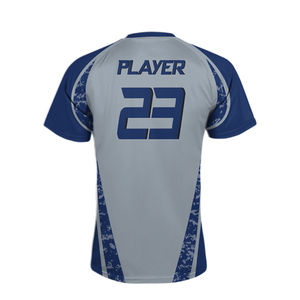 เสื้อยืดเล่นเบสบอลและซอฟต์บอลของผู้ชายไซส์พิเศษออกแบบได้ตามต้องการสำหรับเล่นกีฬาแบบซับลิเมชันและเปล่า - Product Image 6