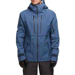 Veste de ski pour homme Nouveau design Coupe-vent et imperméable à capuche pour le snowboard Respirant Style short grande taille - Product Image 1