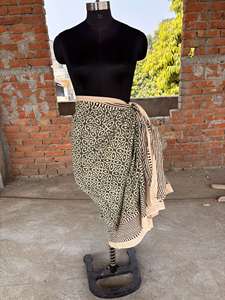Pareo de tela de algodón 100% hecho a mano indio, Pareo para adultos, ropa de playa, diseños personalizados, traje de baño, envolturas de playa, pareos, venta al por mayor - Product Image 2