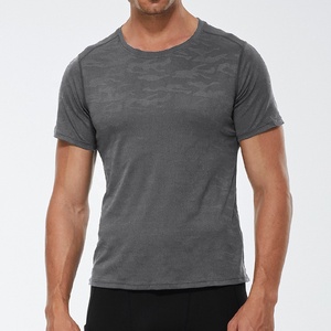 เสื้อยืดสีดำแบบมีผ้าระบายความชื้นแห้งเร็วเสื้อยืดไม่มีป้ายกำหนดเองได้ - Product Image 5