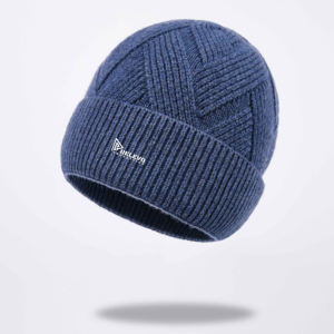 Gorro de Punto con Puño y Logotipo Bordado en Dos Tonos, los Mejores Gorros de Punto a Bajo Precio, Gorro de Punto Liso al por Mayor, Mantiene el Calor, Personalizado - Product Image 4