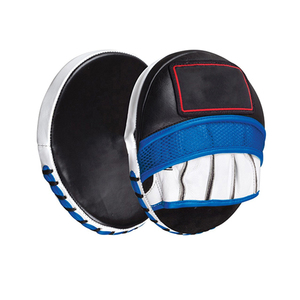 Your Logo Round Shape <b>Punch</b> Private Logo Boxing Focus Pads for Training Black Color Custom Logo Focus Pads - Product Image 1