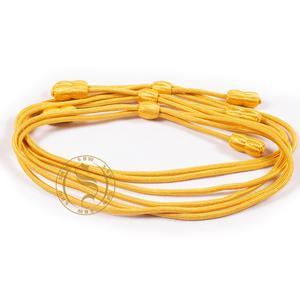 Sangles d'uniforme de fil de lingot de cordon de chapeau en soie sur mesure pour le chapeau fabriqué au Pakistan - Product Image 2