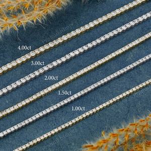 Hot Selling Pass Diamond Tester Iced Out GRA Certified VVS1 Moissanite Diamond <b>Tennis</b> <b>Bracelets</b> Hip Hop <b>Fashion</b> <b>Tennis</b> <b>Bracelets</b> - Product Image 2