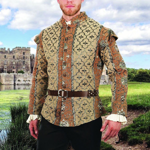 Doublet de performance scénique conçu pour recréer la mode renaissance traditionnelle garantissant des doublets pour hommes à vendre - Product Image 4