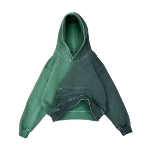 Sudadera con capucha unisex de alta calidad para hombre, hecha a medida, 100% algodón French Terry Heavy Weight Sun Faded Look - Product Image 4