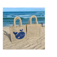 Sac à maquillage en jute de grande capacité de qualité supérieure avec impression personnalisée |   Étui à cosmétiques souple avec fermeture éclair et cordon de serrage, organiseur de voyage tendance