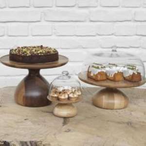 Présentoir à gâteaux en bois élégant pour les boulangeries de chefs pâtissiers professionnels et la configuration de la présentation de desserts pour événements spéciaux - Product Image 1