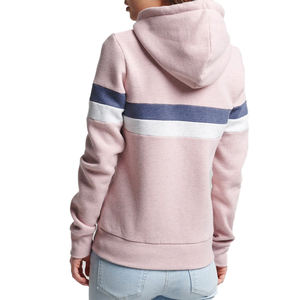 Sudadera con capucha de bloque de Color para mujer, servicio OEM y ODM de diseño propio, novedad de 2024, sudaderas con cremallera a la venta - Product Image 4