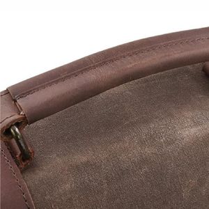 Sacs de bureau en cuir véritable pour hommes Sac en cuir fait à la main Sac avec logo personnalisé - Product Image 6