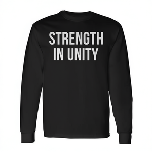 T-Shirt Promozionale a Maniche Lunghe Unity Strength - Product Image 1