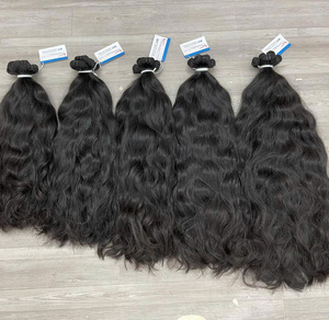 Prix usine Trame de cheveux vietnamiens bruts Faisceaux de cheveux Double trame étirée Extensions de cheveux Grand en stock - Product Image 3