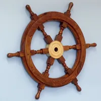 Volant de bateau en bois pour la plage, durable, écologique, moderne, vintage, décoration murale nautique, décoration intérieure, bateau, prix abordable