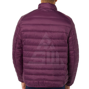 Chaqueta de Invierno con Cuello Alto y Burbujas, Personalizable con Logotipo OEM, Superventas, Cálida, Color Sólido, Logotipo Frontal, Ligera y Transpirable - Product Image 3