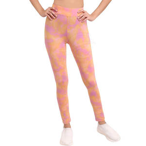 Hot Sale Women's High-Waisted <b>Legging</b> with Scrunch Butt Lift Custom Design Solid <b>Pattern</b> Mid-Waist Pants - Product Image 3