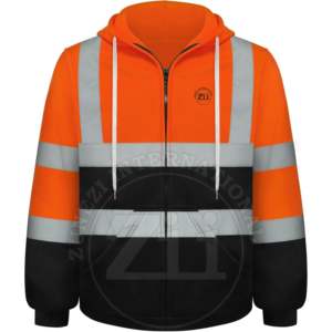Working Safety Wear Men's Reflective Safety Hoodie for <b>Sale</b> Long Sleeve Safety Hoodie Custom Construction Breathable Hoodie - Product Image 1