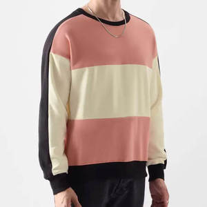 Sweat-shirt en coton pour homme à manches longues de haute qualité et abordable avec un design solide et un col rond personnalisé - Product Image 3