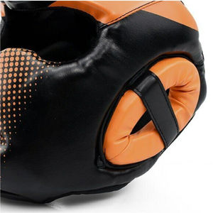Protector de cabeza de boxeo de entrenamiento cómodo del fabricante superior Cuero y PU Cara-Patrón Demanda del cliente-Protección - Product Image 6